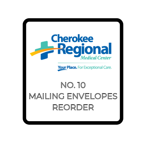 Reorder, No. 10 business envelopes for CRMC