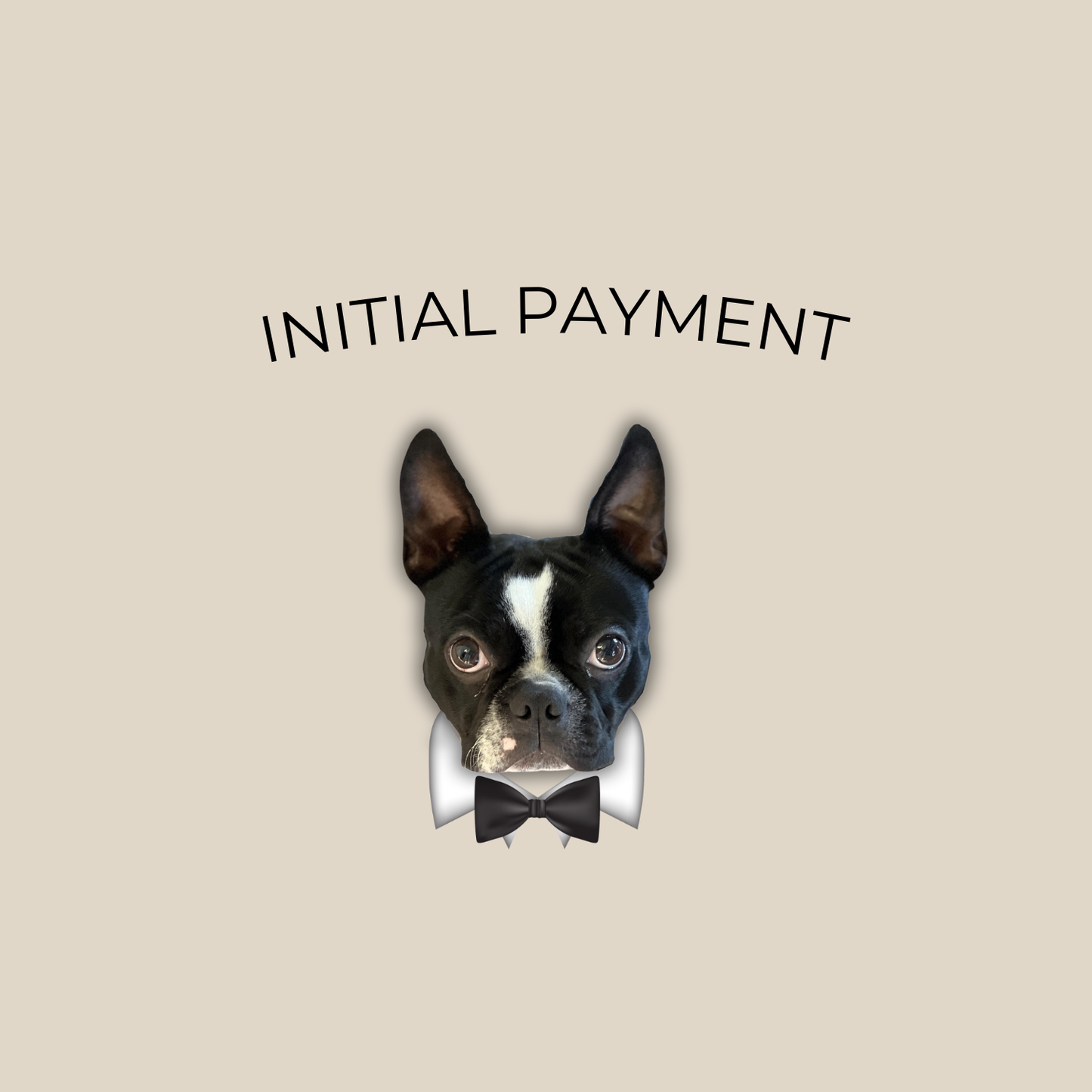Initial Payment on Bridal Suite