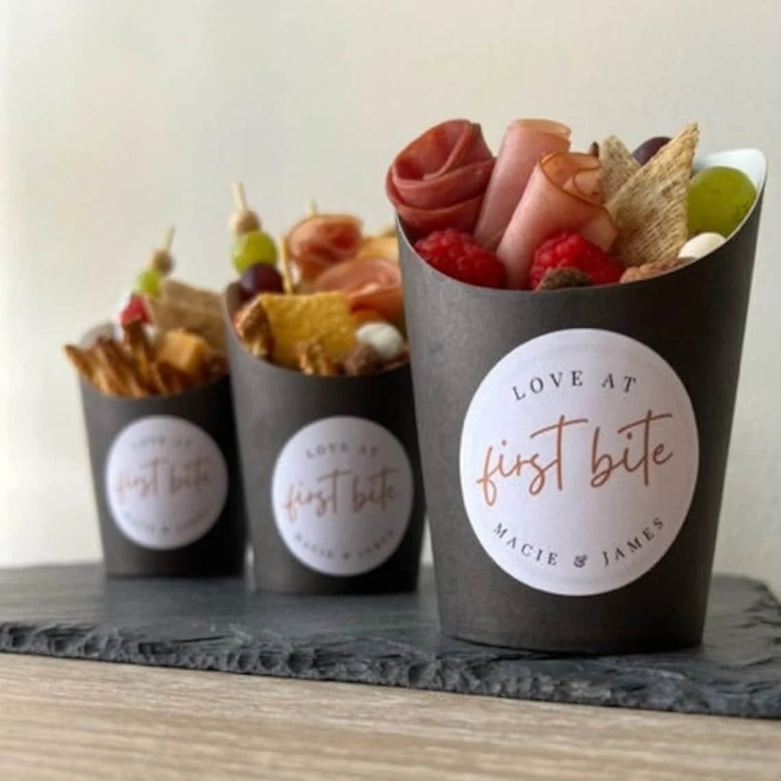 Wedding or Shower Grazing Cups, Personalized- Sets of 20