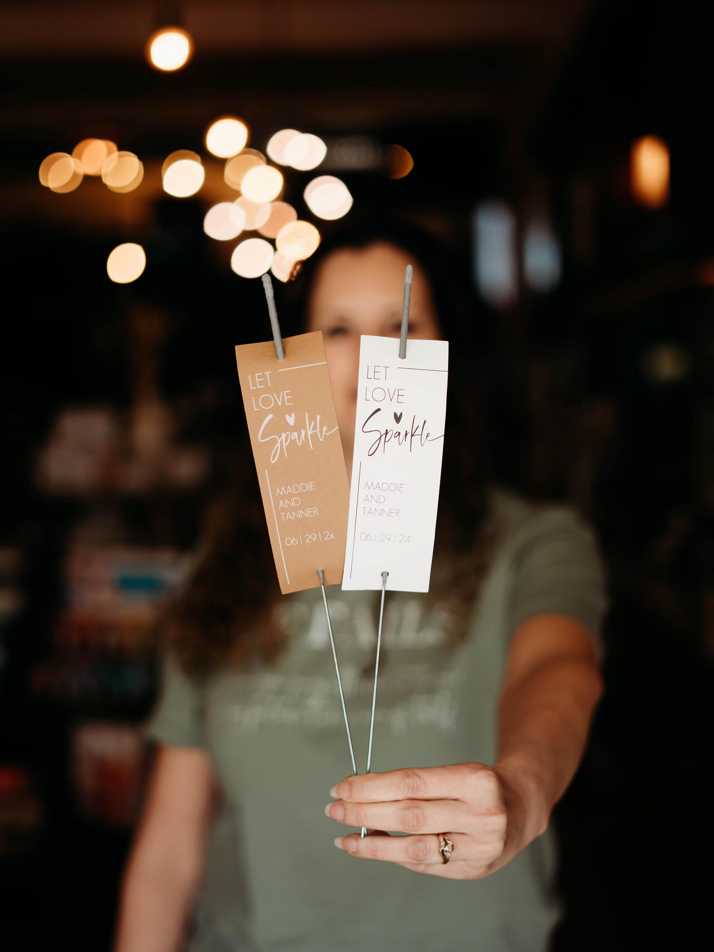 Modern Minimal Sparkler Tags for Wedding Exits & Send-Offs