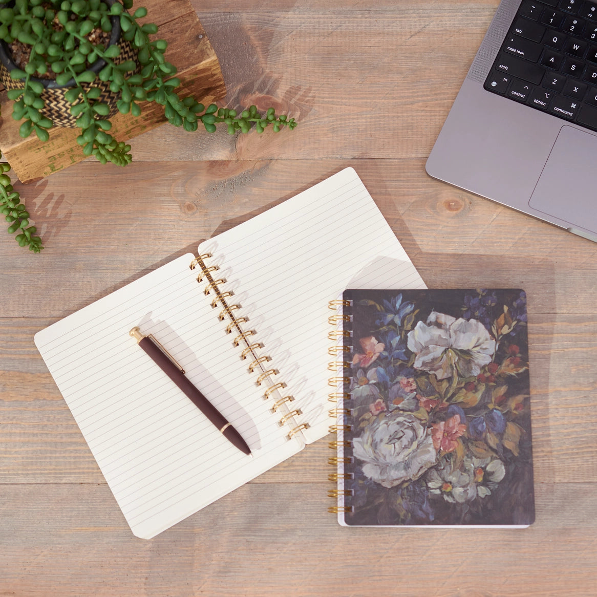 Moody Florals Lined Notebook