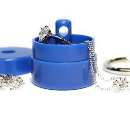 Lion Latch Jewelry Keeper- Royal Blue