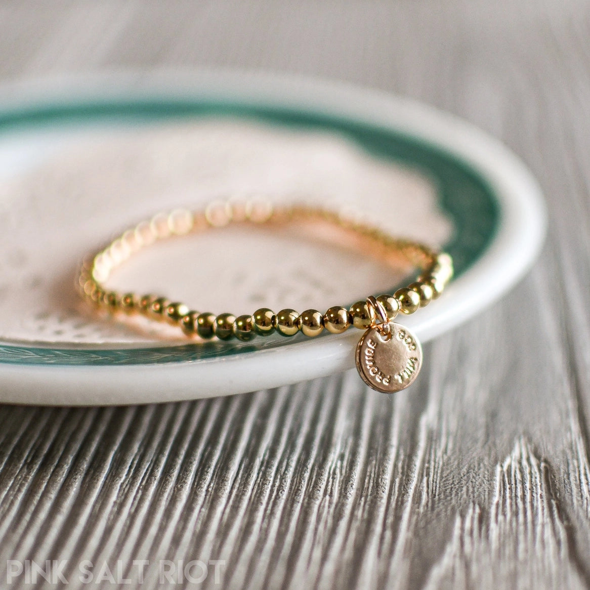 Double Sided Christian Charm Bracelet