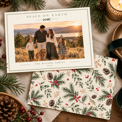 Peace on Earth Classic Greeting Cards