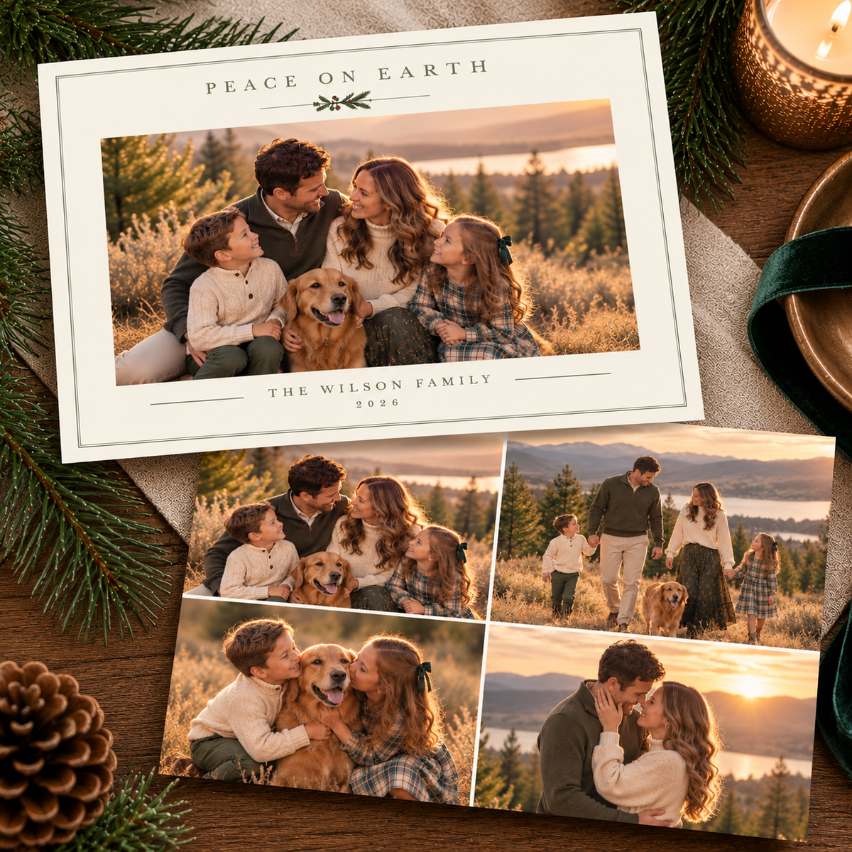 Peace on Earth Classic Greeting Cards