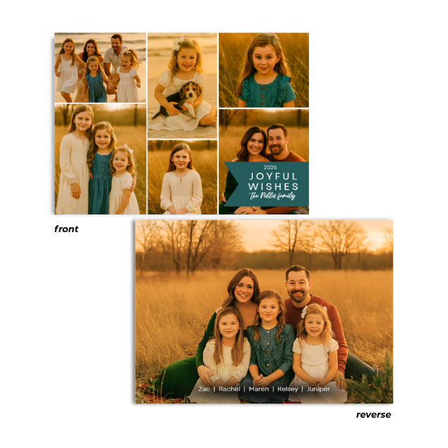 Modern Collage Greeting Cards