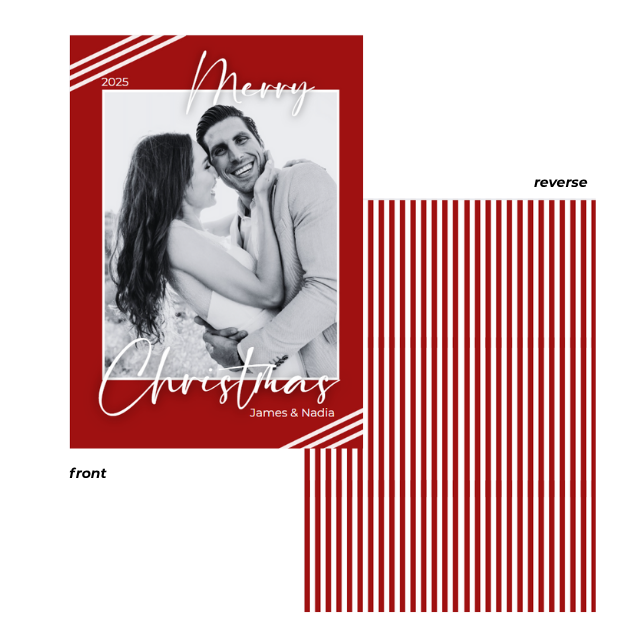 Candy Stripe Greeting cards