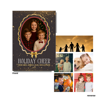 Sparkling Holiday Cheer Greeting Cards