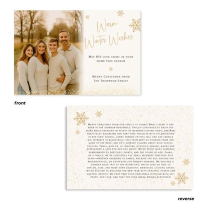 Warm Winter Wishes Greeting Cards