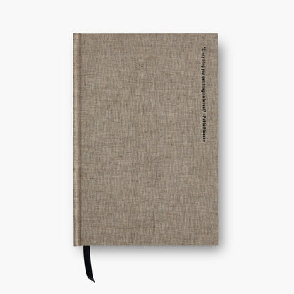 Forever Grateful Journal/Linen Taupe Notebook
