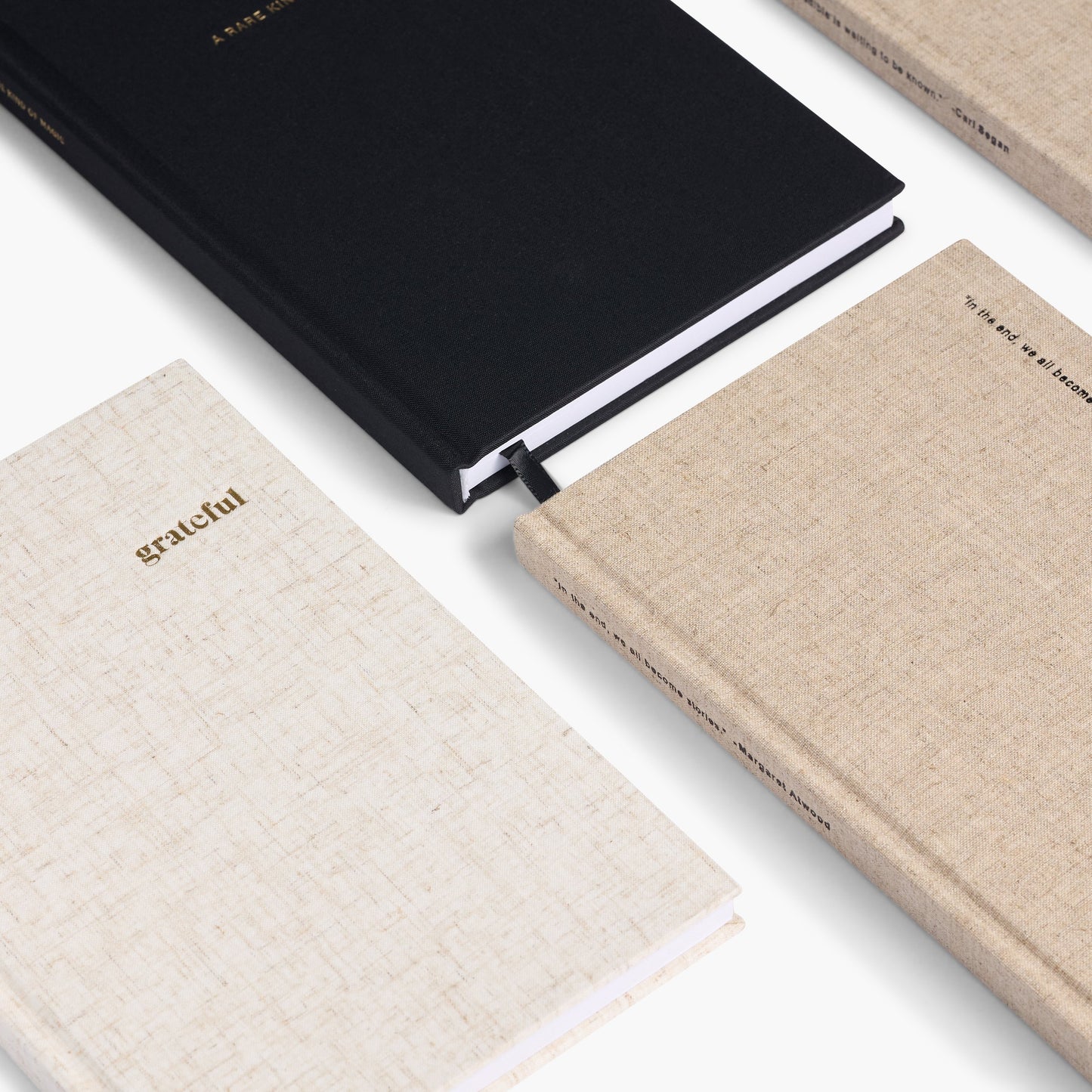 Forever Grateful Journal/Linen Taupe Notebook