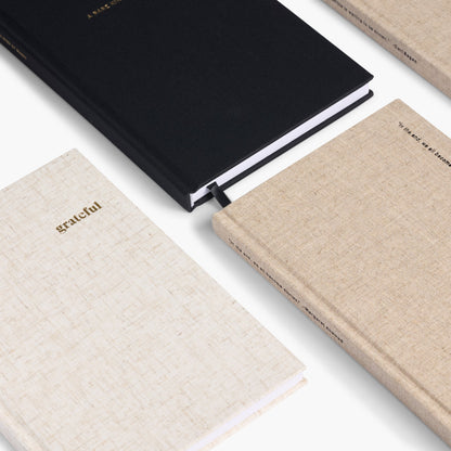 Forever Grateful Journal/Linen Taupe Notebook