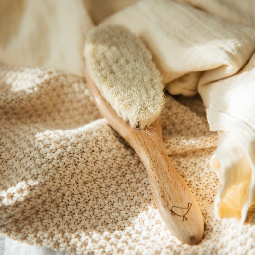 Natural baby brush
