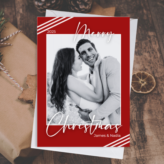 Candy Stripe Greeting cards