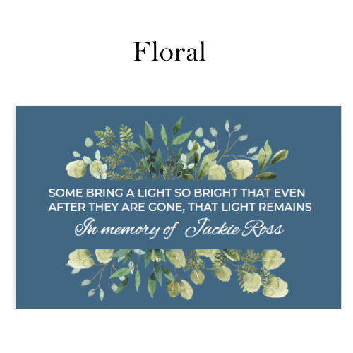 Custom Memorial Candle, 8oz