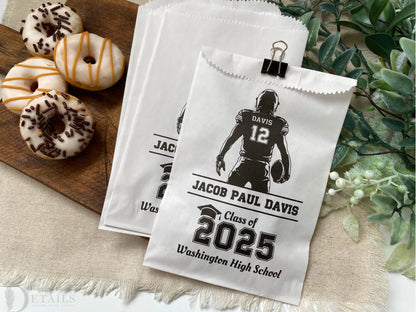 Graduation Party Goodie Bags, Personalized with Your Athletes Photo