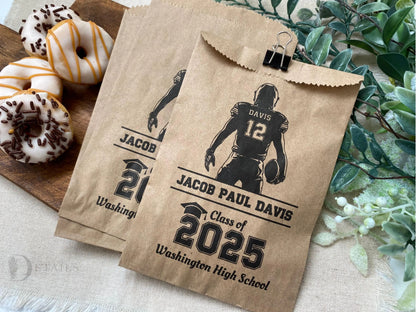 Graduation Party Goodie Bags, Personalized with Your Athletes Photo