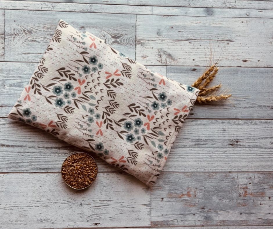 Wheat Pack, hot/cold Therapy Bag 7"x4"