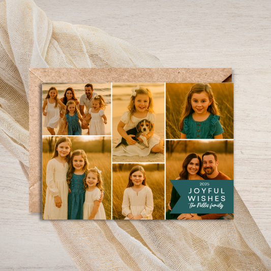 Modern Collage Greeting Cards