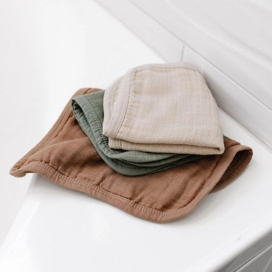 Washcloth Set- Solid Sunshine Collection