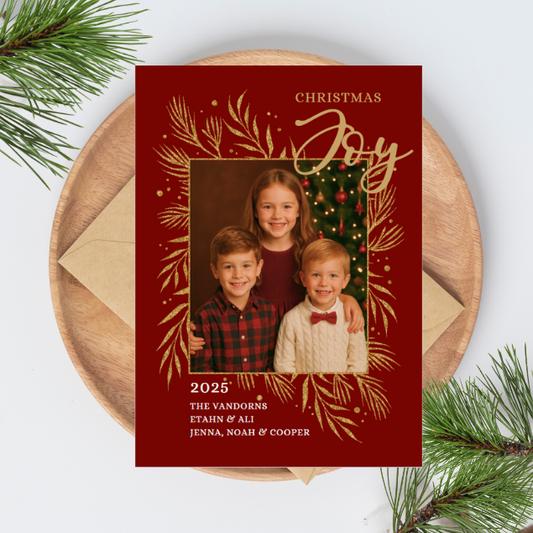 Jewel Toned Joy Greeting Cards
