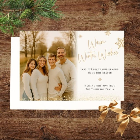 Warm Winter Wishes Greeting Cards